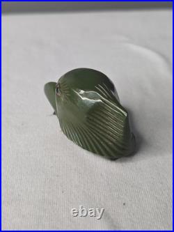 Vintage Antique Green Bakelite Hair Barrette Bird RARE Vintage Antique Green Bakelite Hair Barrette Bird RARE