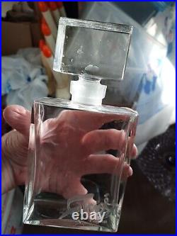 Vintage HUGE French Faberge Perfume Bottle & other BEAUTIES! RARE Bacarrat Crstl