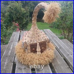 Vintage Rare Early 20th Century African Kuba Elephant Trunk Headress Mask