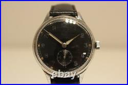 Vintage Rare Early Classic Germany Men's Watch Thiel (ruhla) 15 J. /black Dial