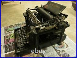 Vintage Rare Remington Standard No. 10 Typewriter Antique early 1900s For Parts