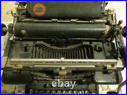 Vintage Rare Remington Standard No. 10 Typewriter Antique early 1900s For Parts