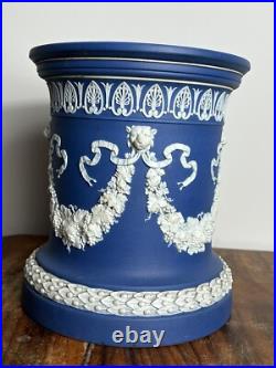 Wedgwood Jasperware Pedestal Vase Stand Early 19thC Rare Antique 21cm Wedgwood Jasperware Pedestal Vase Stand Early 19thC Rare Antique 21cm