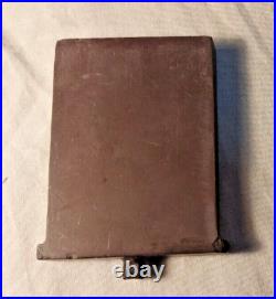 Welsh slate Art Early Ink stand Rare Cymru Folk Art