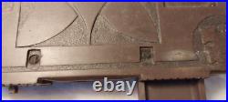 Welsh slate Art Early Ink stand Rare Cymru Folk Art