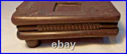 Welsh slate Art Early Ink stand Rare Cymru Folk Art
