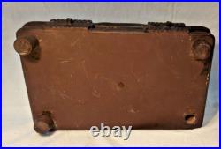 Welsh slate Art Early Ink stand Rare Cymru Folk Art