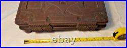 Welsh slate Art Early Ink stand Rare Cymru Folk Art