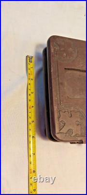 Welsh slate Art Early Ink stand Rare Cymru Folk Art