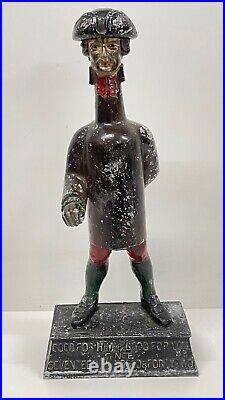 Whitbread London Stout Rare Early 20th Century Cold Painted Figure 40cm Antique