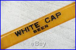 White Cap Beer Foam Scraper Rare Antique Barware 1930's Early Plastic Breweriana