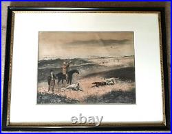 Wolstenholme Antique Early RARE Shooting Print Aquatint Engravings by Reeve