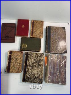 X8 Antique Vintage 1800/Early 1900 Books HC RARE Educational, Health, History