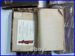 X8 Antique Vintage 1800/Early 1900 Books HC RARE Educational, Health, History
