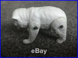 X. Rare Early 1900's HERTWIG Jointed Bisque POLAR BEAR On All 4s/sits Germany 3