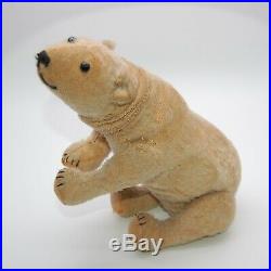 Yura Centre Seam Polar Bear, Very Rare Early Antique Teddy, c1910